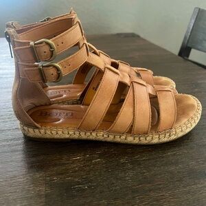 Born Tan Gladiator Sandals